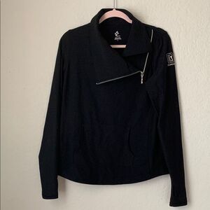 JoFit Women’s Black Long Sleeve Zip Front Golf Jacket Size L